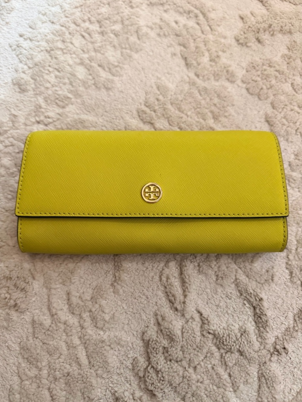 Tory Burch Chartreuse Wallet